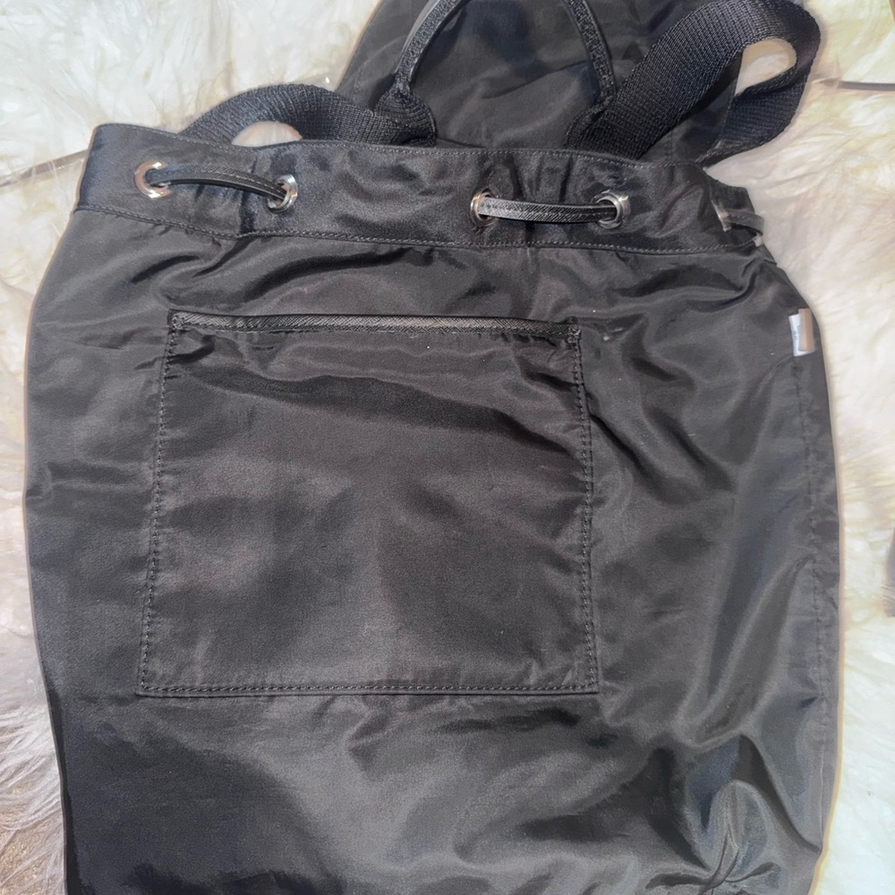 Tory Burch Euc Black Nylon Backpack - image 3